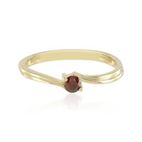 Anello in oro con Diamante Rosso SI1