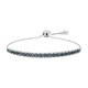 Bracciale in oro con Topazio Blu Londra