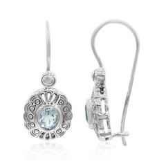 Orecchini in argento con Topazio Blu Cielo