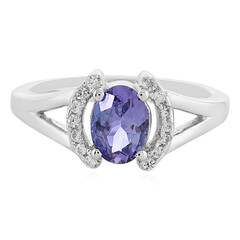 Anello in argento con Tanzanite