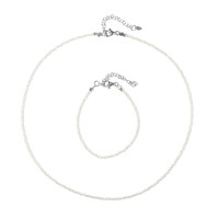 Parure in argento con Zircone