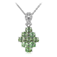 Collana in argento con Tormalina Paraíba