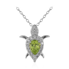 Collana in argento con Peridoto