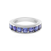 Anello in argento con Tanzanite