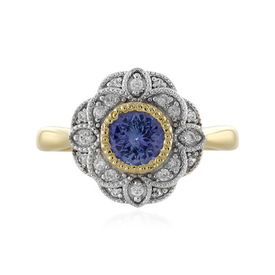 Anello in argento con Tanzanite