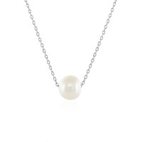 Collana in argento con Perla di Acqua Dolce