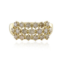 Anello in oro con Diamante Champagne I2 (de Melo)