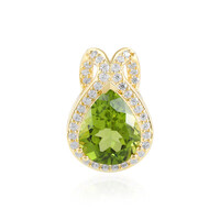 Ciondolo in argento con Peridoto Arizona