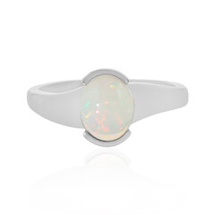 Anello in argento con Opale di Welo