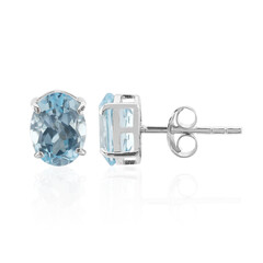 Orecchini in argento con Topazio Blu Cielo