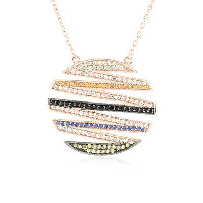 Collana in argento con Zaffiro Giallo
