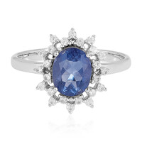 Anello in argento con Fluorite Cangiante