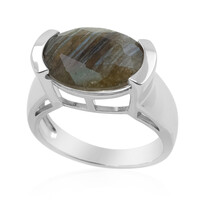Anello in argento con Labradorite