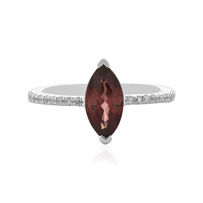 Anello in argento con Zircone Rosa