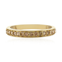 Anello in oro con Diamante Cioccolato I1
