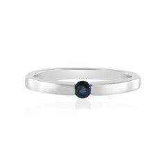Anello in argento con Zaffiro Blu