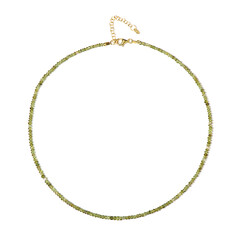 Collana in argento con Tormalina Verde