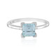 Anello in argento con Topazio Blu Cielo