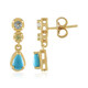 Orecchini in argento con Turchese Sleeping Beauty