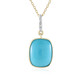 Collana in oro con Turchese Sleeping Beauty