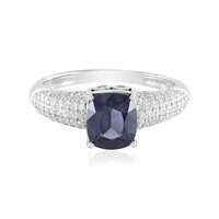Anello in oro con Spinello Blu Cobalto Luc Yen (AMAYANI)