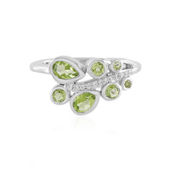 Anello in argento con Peridoto