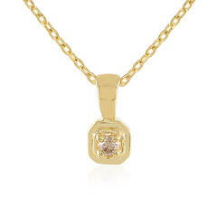 Collana in argento con Diamante Champagne I3