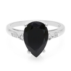 Anello in argento con Spinello Nero