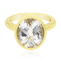 Anello in argento con Topazio Bianco