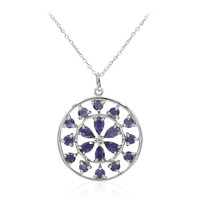 Collana in argento con Iolite