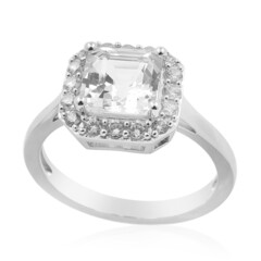 Anello in argento con Danburite