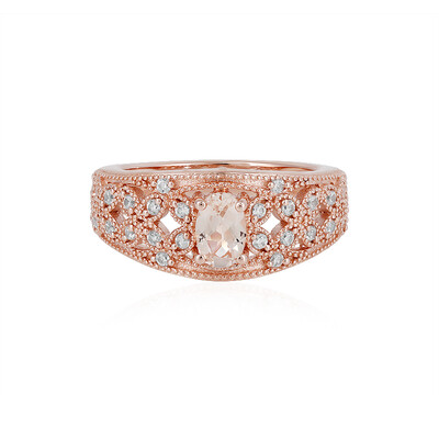 Anello in argento con Morganite