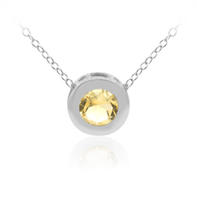 Collana in argento con Citrino