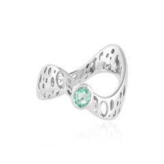 Anello in argento con Smeraldo Russo