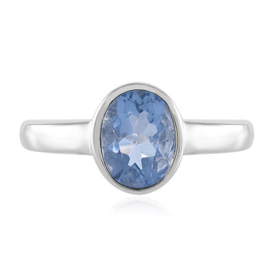 Anello in argento con Fluorite Cangiante