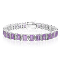 Bracciale in argento con Ametista