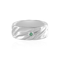 Anello in argento con Smeraldo Colombiano (de Melo)