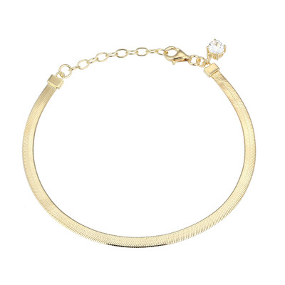 Bracciale in argento con Topazio Bianco