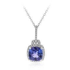 Collana in oro con Tanzanite