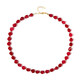 Collana in argento con Quarzo Fucsia