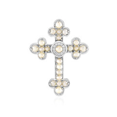 Ciondolo in argento con Perla d'Acqua Dolce Bianca