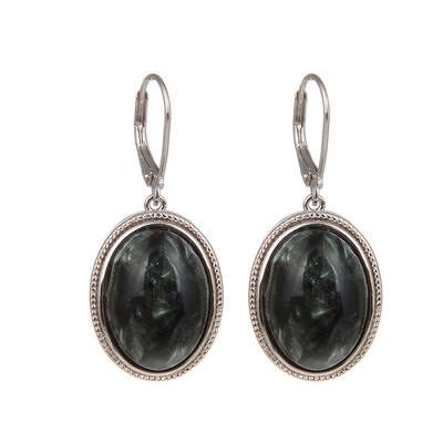 Orecchini in argento con Serafinite