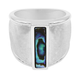 Anello in argento con Conchiglia Abalone