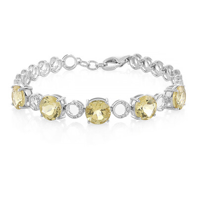 Bracciale in argento con Labradorite Dorata