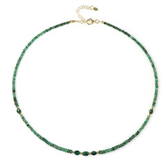 Collana in argento con Smeraldo Zambia