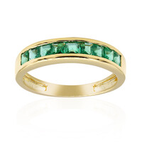 Anello in oro con Smeraldo Zambia AAA (CIRARI)