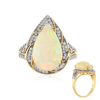 Anello in oro con Opale di Welo AAA (D'vyere)
