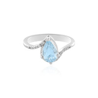Anello in argento con Acquamarina