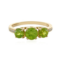 Anello in oro con Sfene