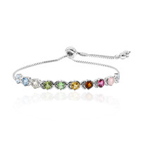 Bracciale in argento con Topazio Blu Cielo